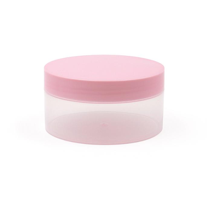 Custom made Face Cream slime jars Skincare Moisturizer 16 Oz lotion scrub jar plastic pink body scrub jars