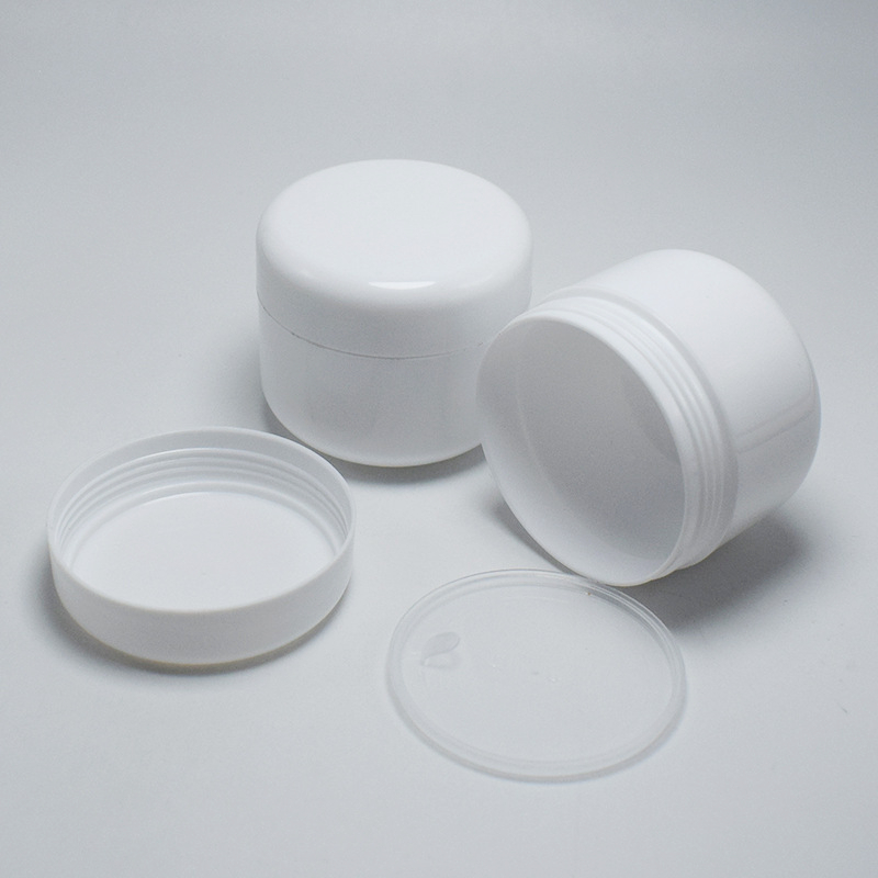 50g 100g PP Plastic Jars With Lids Cosmetics Jars Set Face Cream Moisturizer Body Balm Oil Scrub Butter Milk Slime Lotion Jar