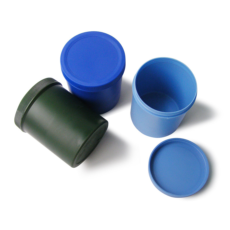 Storage Jar Customized PP PE Plastic Matte Jars Bottle Pink Blue Green 150ml 250ml 300ml 500ml for Industrial Chemical Packaging