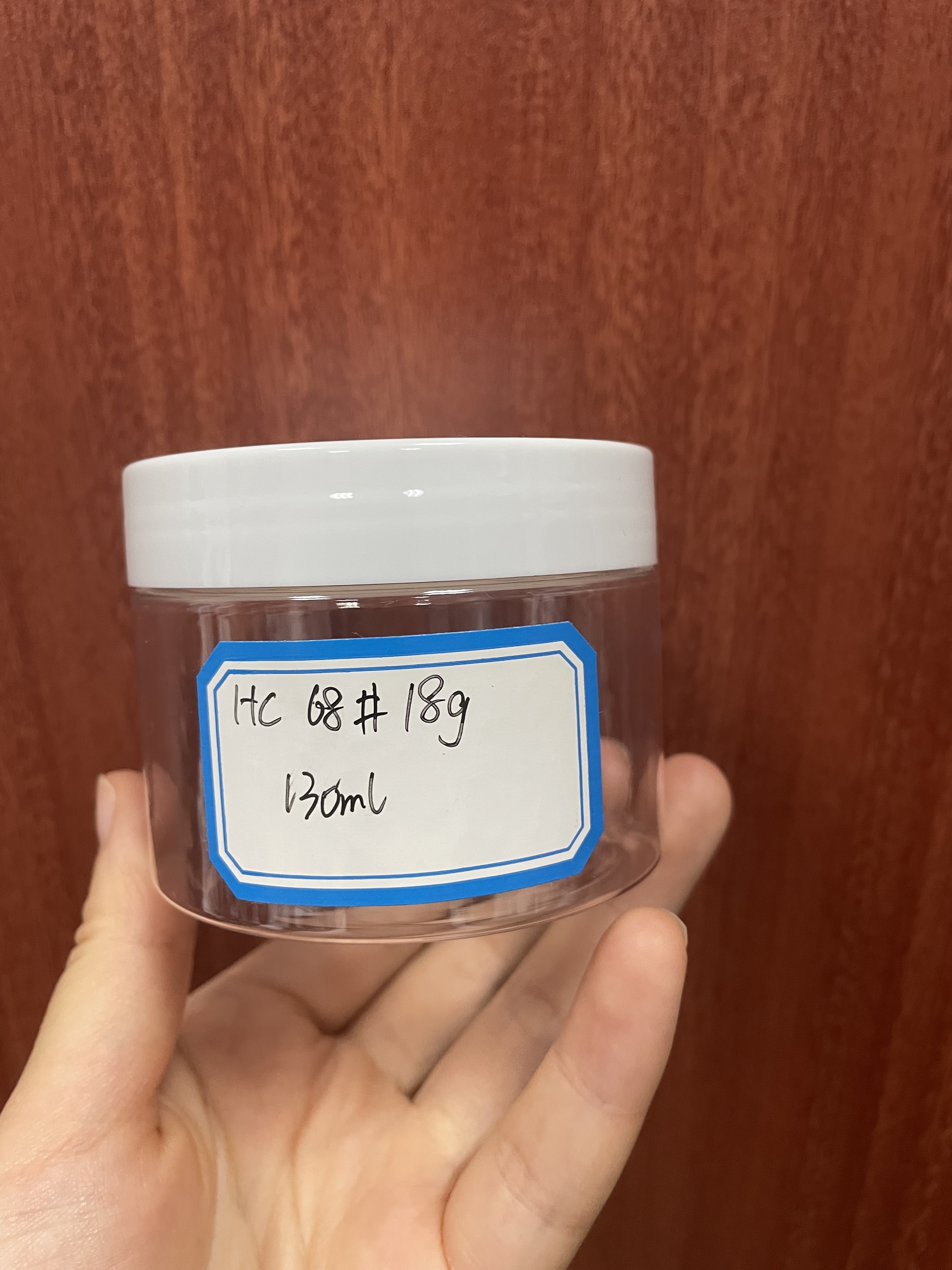 plastic slime jar with lid cream jar 20ml cosmetic make up containers hexagon make up mason jars with plastic lid
