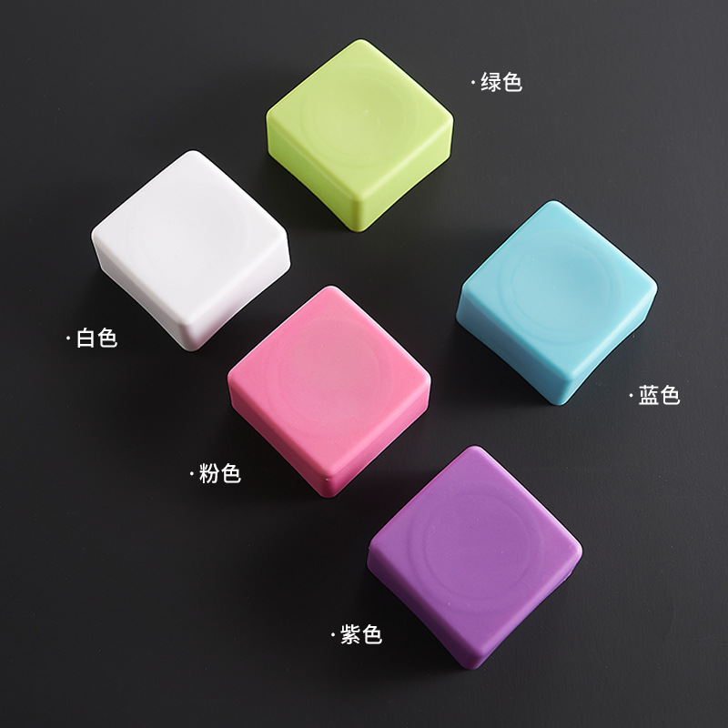 16oz 500ml 20oz 600ml Clear PET Plastic Square VOSS Water Bottle with Square Cap for Juice Milk Boba Tea Cup Beverage Wholesale