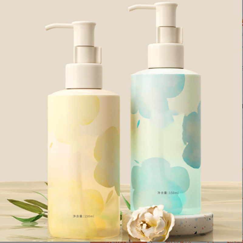 Amber Matte Black 100ml 120ml 150ml 200ml Empty Oil Liquid Skincare Packaging Cosmetic Cleanser Lotion Bottle Serum Bottle