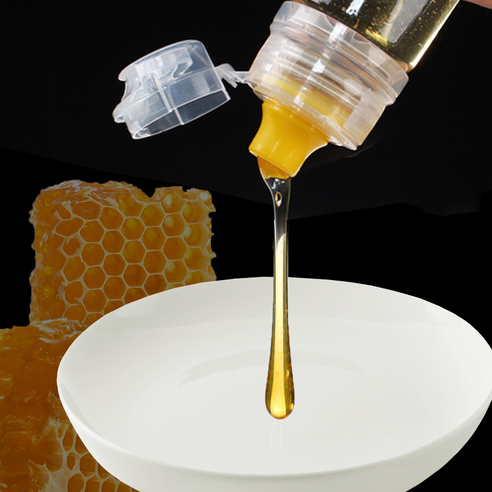 clear squeeze bottle 50ml 100ml 150ml honey water clear container with flip lip portable travel wholesale