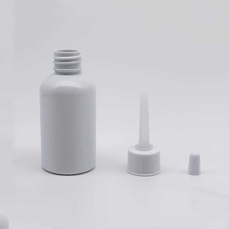 New pet Ear Drops Eye Drop bottle 60ml long hose cap nose cleaner package PET Spout soft squeeze cleaning bottle with Cap
