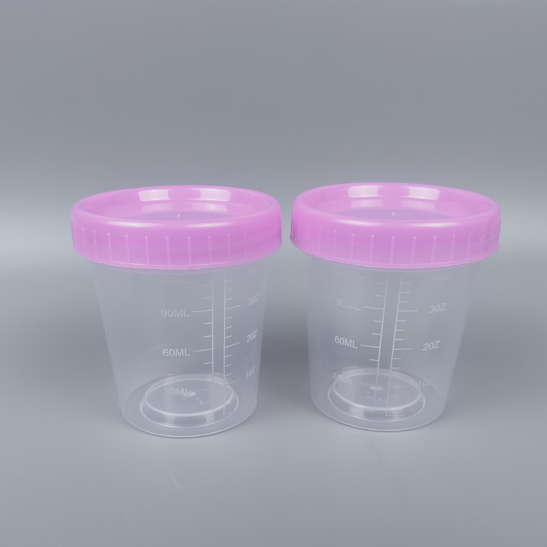 PP Jar 4oz Fish Bait Bottle With Lid 120ml Graduated Measuring Cup Disposal Sampling Cup With Cap Food candy ice cream juice Jar