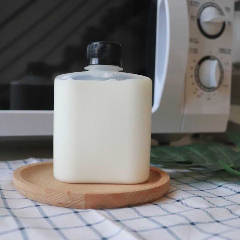 Square PP Hot Fill Bottle 8oz 250ml 500ml 16oz with Tamper Proof Caps Hot Water Juice Beverages PET Hot Filling Plastic Bottle