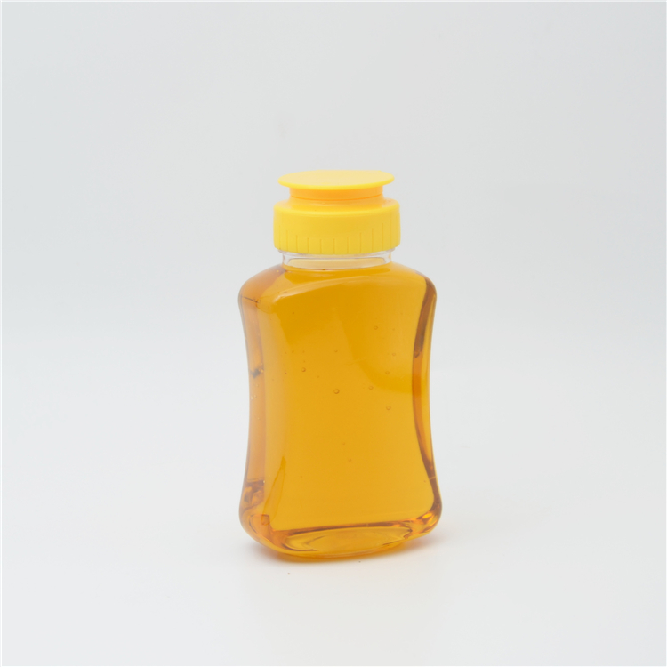 Spot 300ml 360ml food grade PET flat tomato sauce tomato salad seasoning sauce squeeze bottle