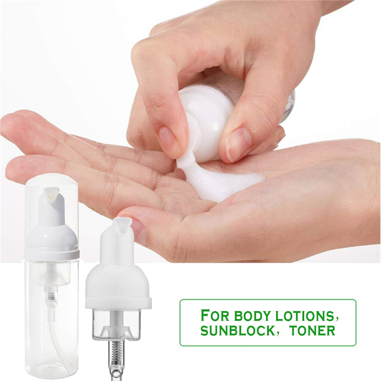 30ml 50ml 100ml Cleanser Bottle Bath Wash Eyelash Foaming Pink Frosted Foam Pump Bottle