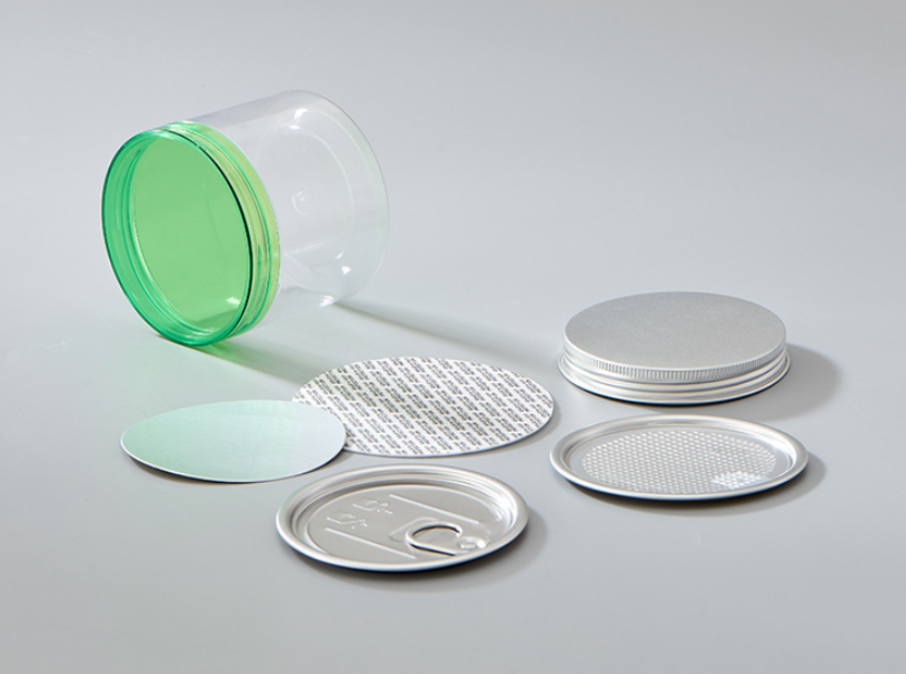 300g Plastic Jars Clear PET Plastic Grip Foodgrade Storage Jars  For Ice Cream With Sealing And Plastic Cap