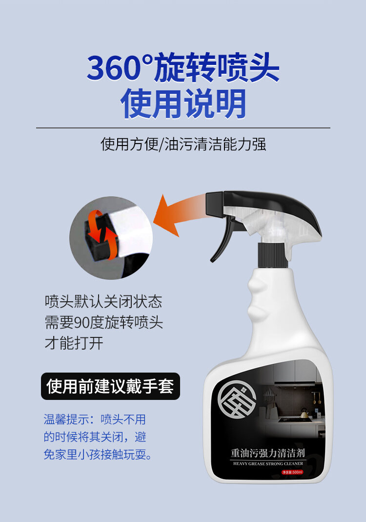 New Cleaning Spray kit Home cleaners bottle packaging with custom color brand Floor bathroom cleaner bottles