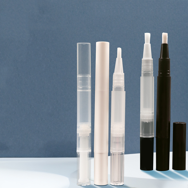 Cosmetics Airless Tube Foundation Eye Cream Face Primer Serum Lip Gloss Nail Gel Oil Lotion Rotate Bottle Wand Brush Pen