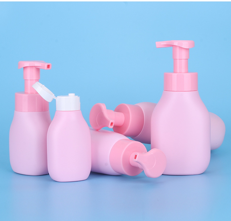 Empty Frosted Foam Bottle Pink 120ml 150ml 180ml 200ml 280ml 350ml 500ml Cosmetics Lash Foaming Pump Bottle Car Mousse Dispenser