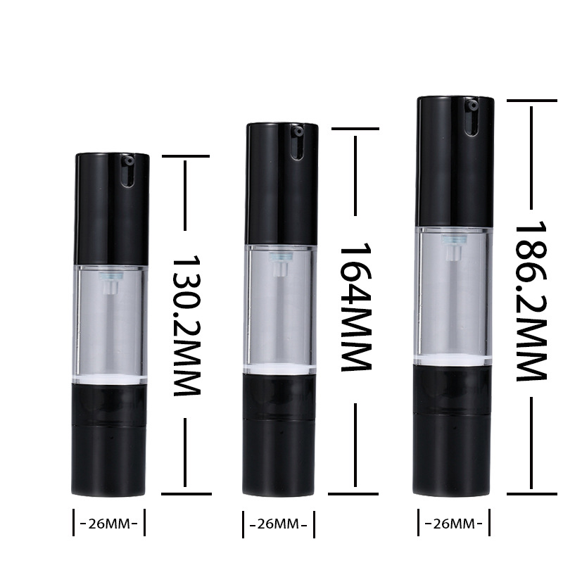 New 15ml 25ml 30ml Airless Serum Liquid Foundation Blush Concealer Pump Bottle With Brush Cap Cosmetics Makeup Tool Container