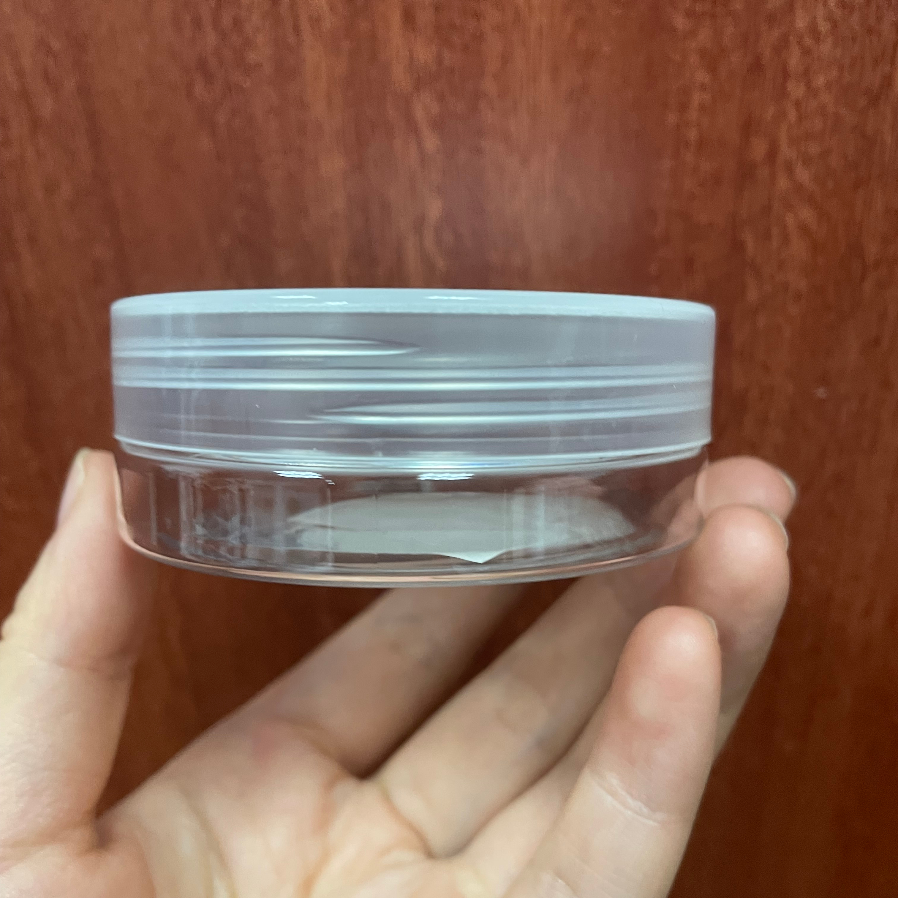 Custom PET Plastic face moisturizer sugar scrub jar skincare Serum face Cream Lotion bottle 15g 4oz 30ml 120ml jars container