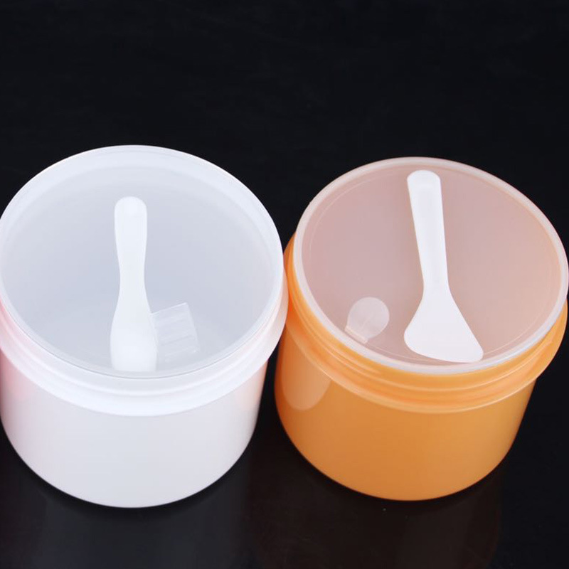 Wholesale 250g/500g 8oz/16oz Body Sugar Scrub Containers with Spoon Inner Lids and Private Label Logo Printing for Shea Butter