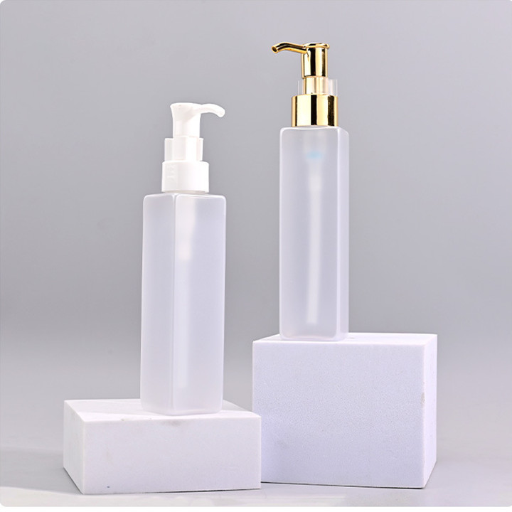 Empty Transparent 150ml 200 ml Pet Plastic Cosmetic Body Oil Makeup Remover Beauty Cleansing Oil Bottle Hair Oil Pump Bottles