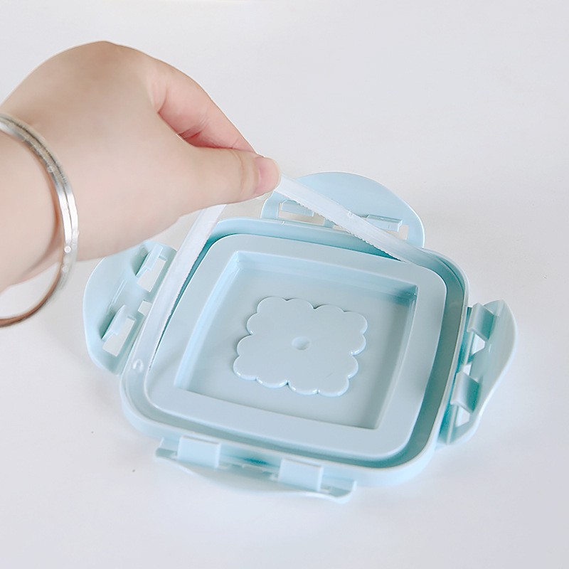 Factory Price Hard Plastic Thickened Mini Cake Box Custom Dessert Donut Box Macaron Egg Tart Take out Container for Food Use