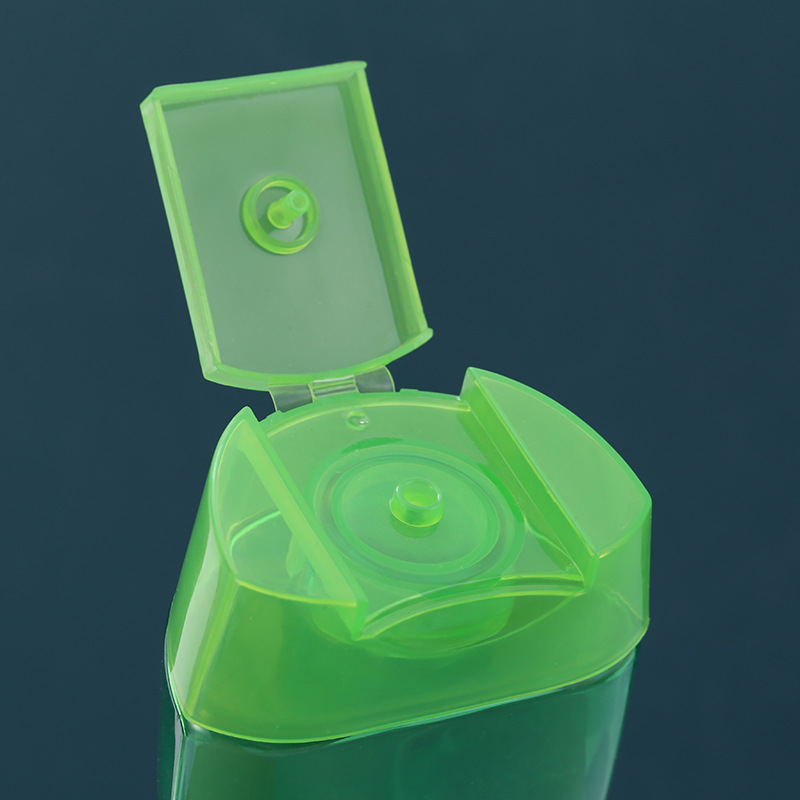 260ml Peculiar Aloe Shaped Green Horn Aloe Vera Gel Bottle with screw cap Flip Upside Down