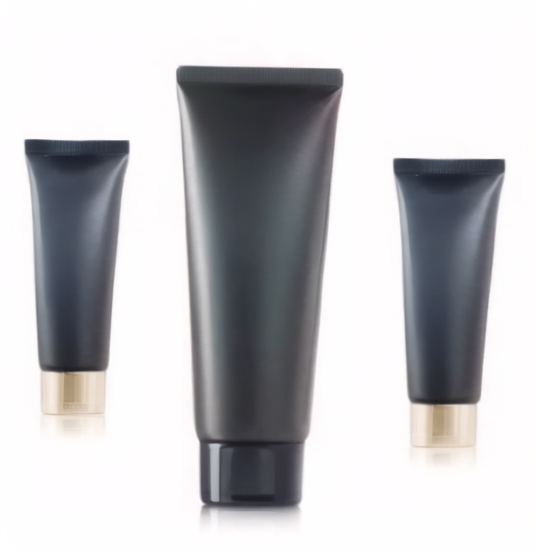 Black Gold Luxury Cosmetics Hand Face Cream Soft Squeeze Tube with Flip Top Cap skin care cream lotion soft squeeze plastic tube