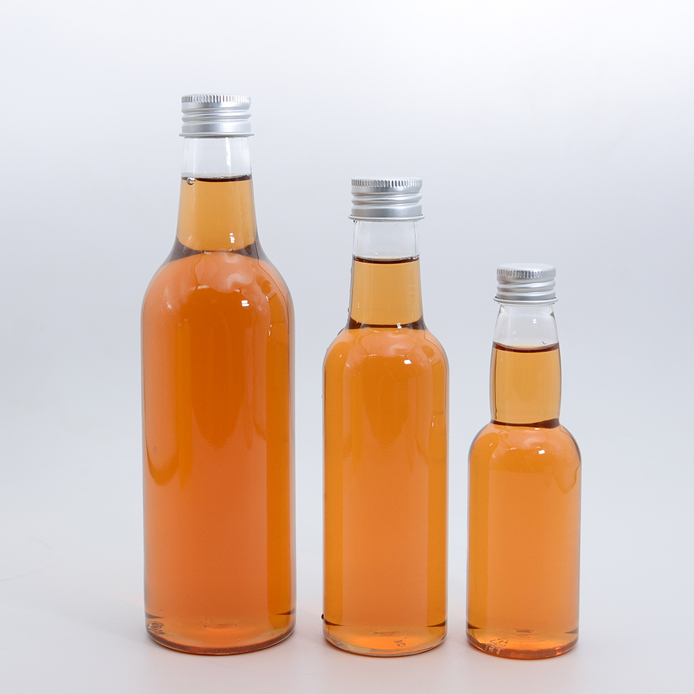 10oz 350ml 16oz Nordic Vodka customize Bottle Screw Top Boston Liquor Bottle Long Neck plastic Wine Bottles