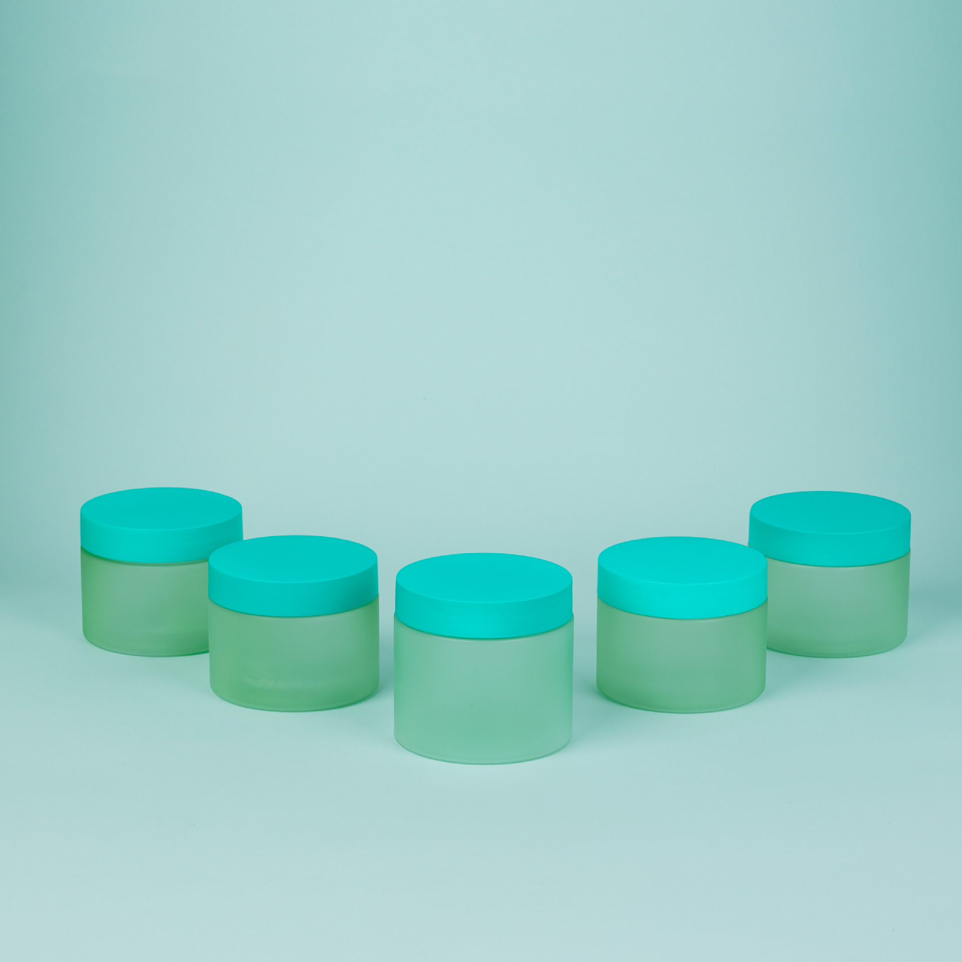 PET Frosted Plastic Cream Jar With Lids100g 120g 150g 180g Wide Mouth Cleanser Mud film Jar skincare face cream dispenser bottle