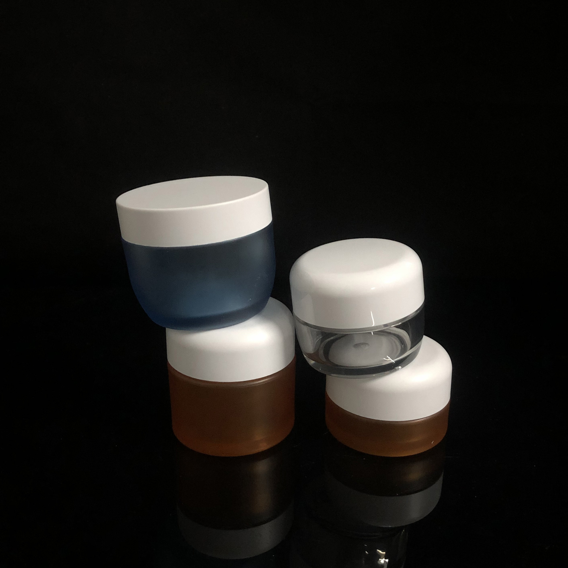 30g 50g Frosted Thick bottomed and thick walled hand cream bottle PET Plastic Containers For Skin Care