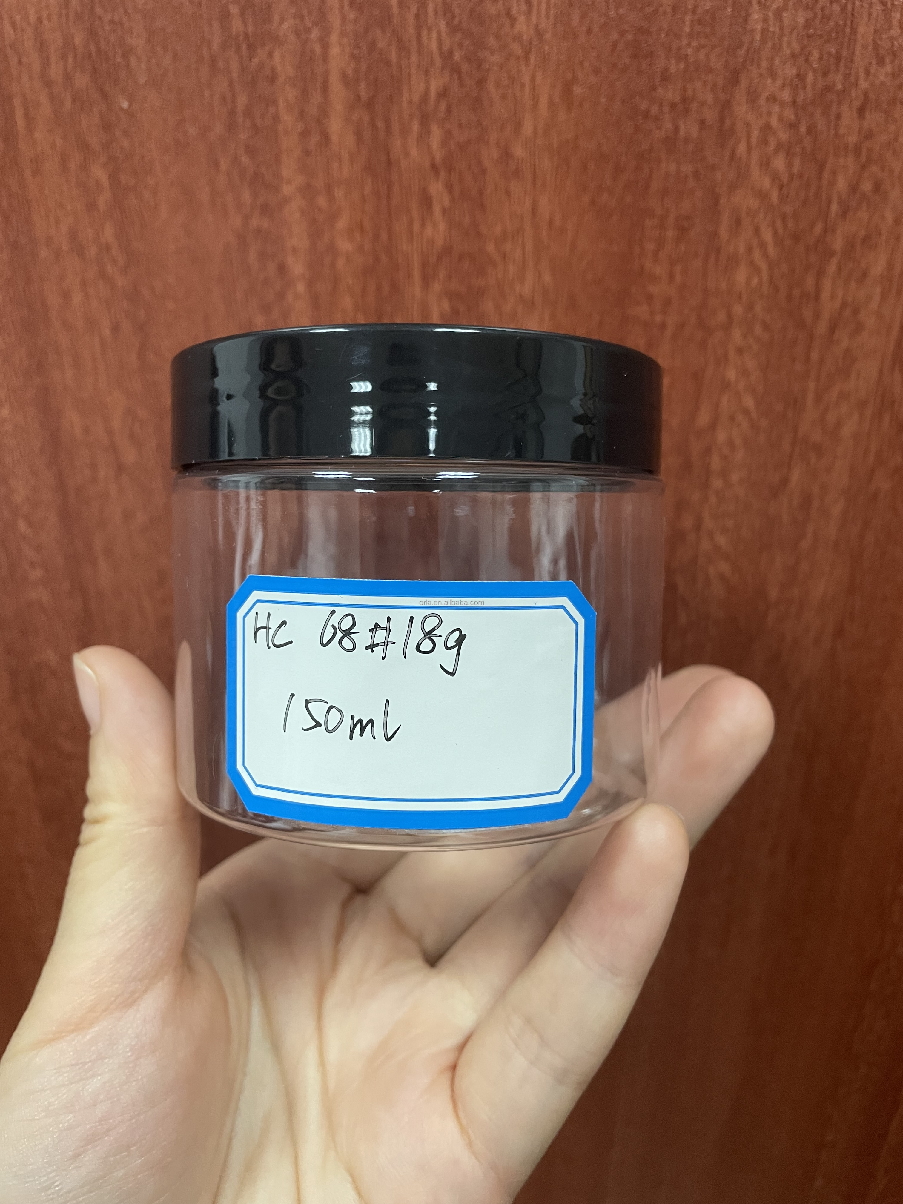 Custom 150ml 200ml 250ml 300ml Plastic Cosmetics Cream Jars Bath Scrub Containers Jars with Lids Screw Cap and Liner