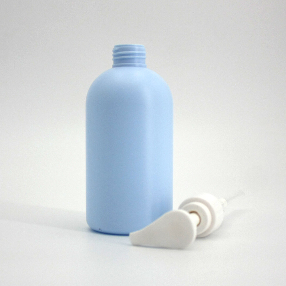 HDPE White Matte Cosmetic HDPE With Pump Plastic Bottles For Lotion Shampoo Bottle