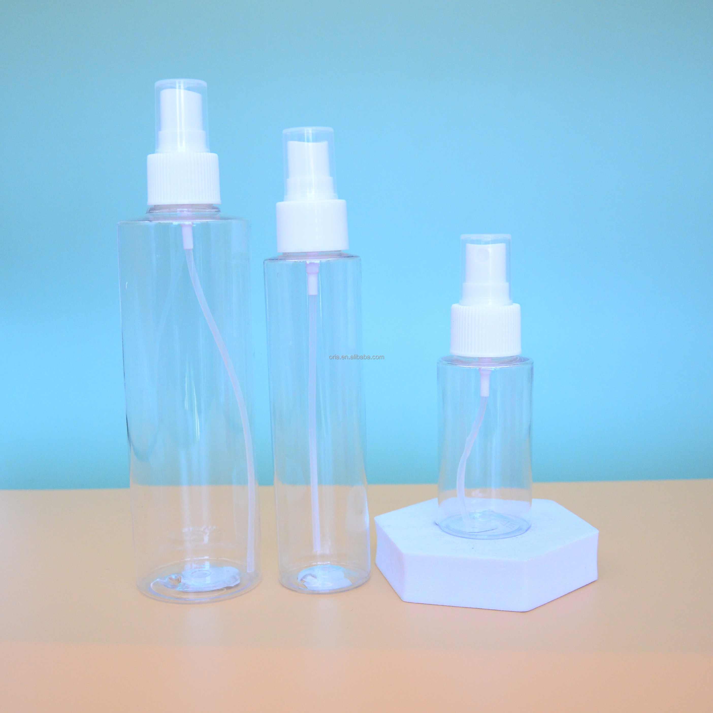 Plastic Fine Mist Body Spray Bottle 30ml 60ml 80ml 100ml 120ml Cosmetic Empty Spray Bottle