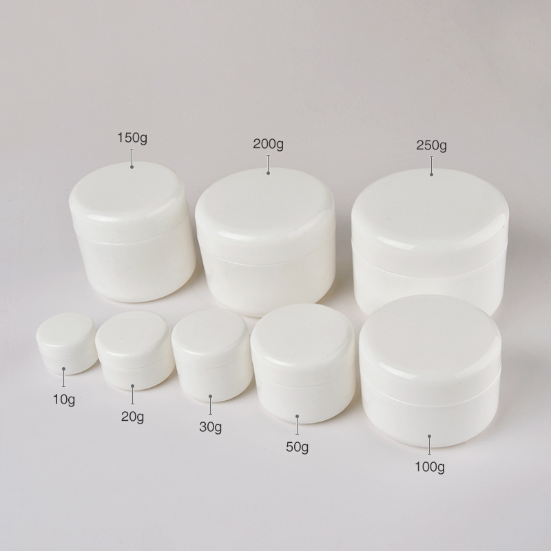 cosmetic jar 10g 20g 30g 50g 100g 150g 200g 250g Colored PP Jars With Lids Seal face cream scrub eye serum Lotion Bottle 250ml