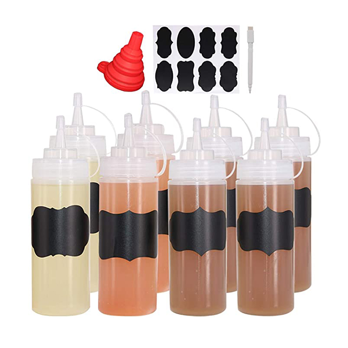 Hot-Sale Plastic Squeeze Sharp Mouth Squeeze Bottles with Twist Cap PET Drop Bottles Twist Top for hair die, Clarifying Scalp Se