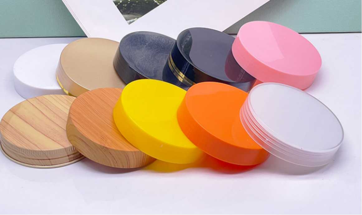 Color 250ml 300ml plastic jar round cosmetic jar plastic transparent jars with lids for face cream body balm scrub