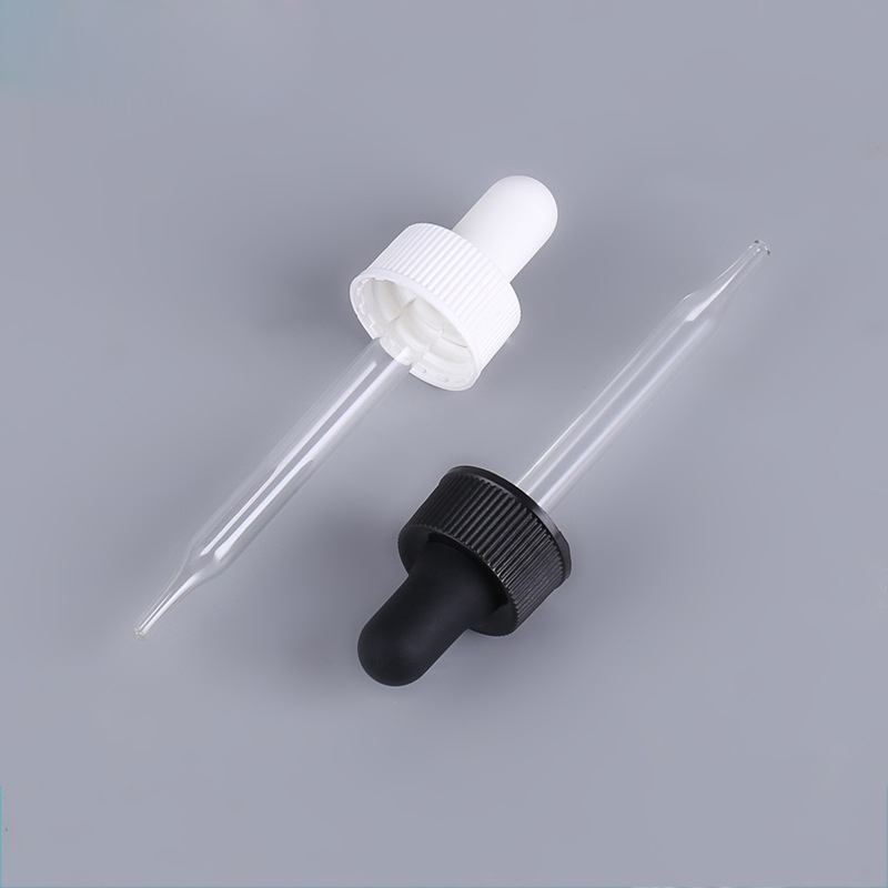 Custom 18/415 18/410 20/410 Glass Dropper Essential Oil Bottle Glass Pipette Bamboo Dropper for Bottles