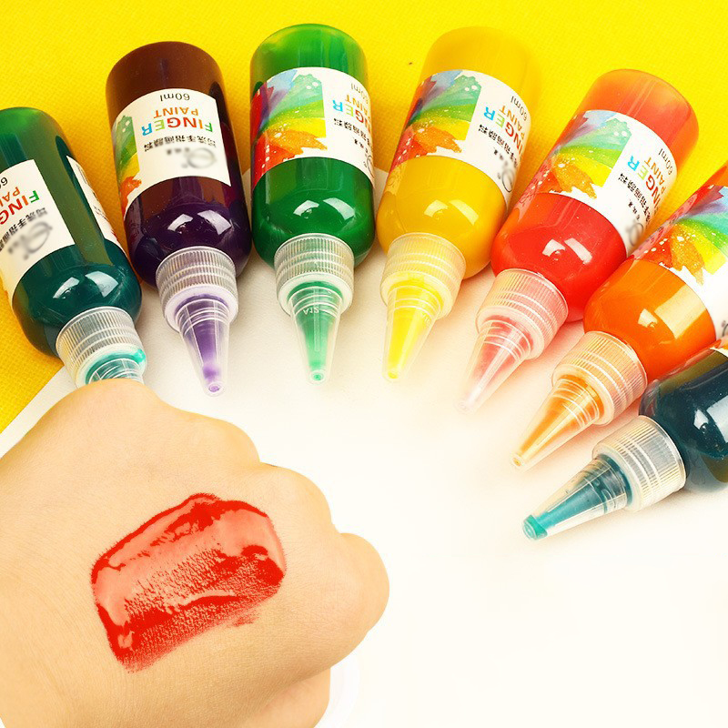 Easy Squeeze 30ml 60ml 100ml 150ml 300ml Clear Plastic Paint Bottle Applicator Packaging Bottle With Pointed Dispensing Cap
