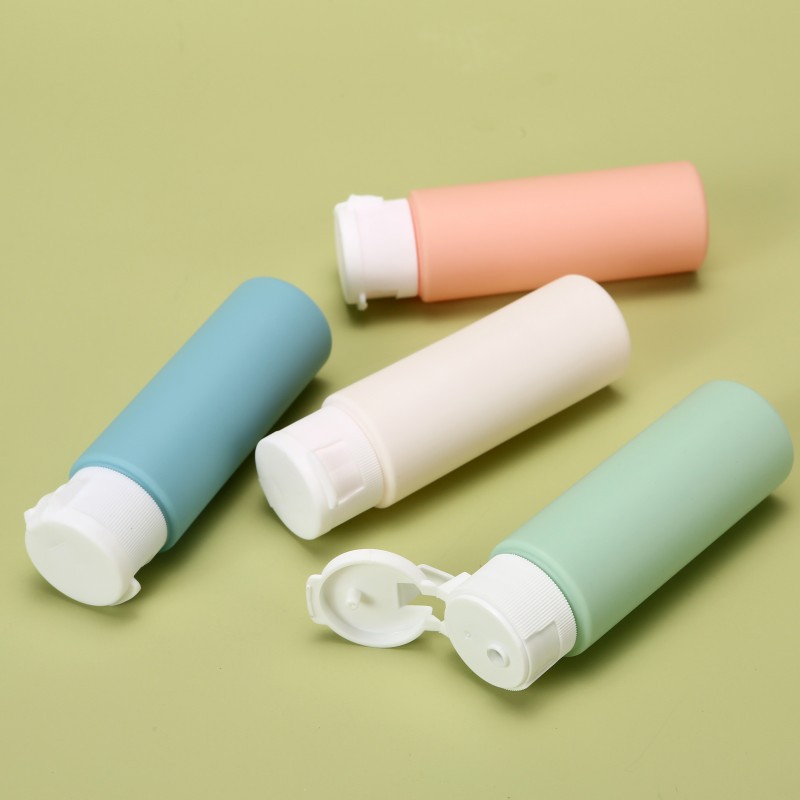30ml 60ml 100ml Custom Colorful Travel Packaging Secure Tamper Evidence Packaging PE Plastic Lotion Bottles Soft Squeeze Bottle
