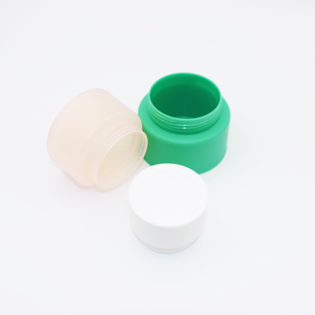 Custom Logo Printing Color 30g 50g 100g Face Cream jar PP Hair Mask Jar Cosmetics Bottle Moisturizing Lotion Bottle Scrub Jar