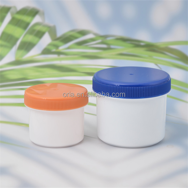 200ml 500ml 5 oz 7oz 8oz Plastic Spice Jar Pet Plastic container With Flip Top Lid Round Plastic Spice Bottle Herbs Powders