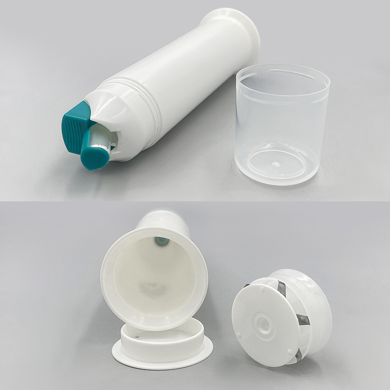New 50g 60g 100ml 120ml Airless Toothpaste Bottle Pump Dispenser Medical Gel Press Bottle empty vacuum pump bottle toothpaste