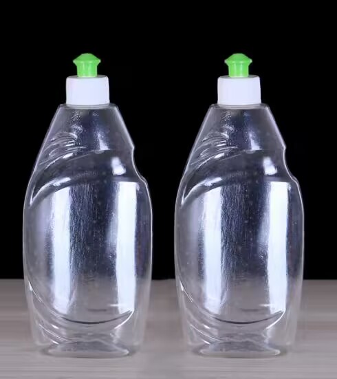 Dishwashing Liquid Dispenser 300ml 500ml 700ml Clear Floor Cleaner Container Plastic Packaging Customized Logo