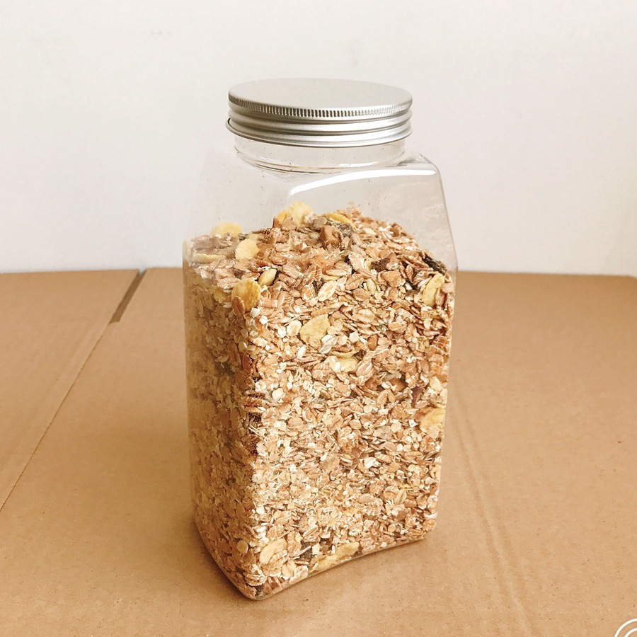 Food Coffee Sugar Storage Jar plastic spices snack bottle pumpkin shape can with colorful screw cover 300ml 400ml 500ml
