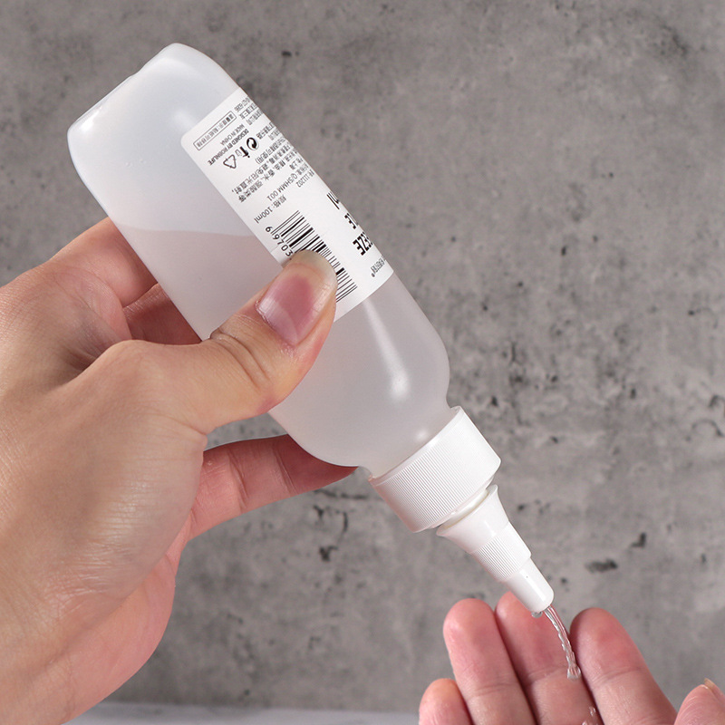 Plastic Clear Liquid Pepper Soy Tomato Sauce Dispenser Squeeze Bottle 10oz 12oz 16oz customized packaging