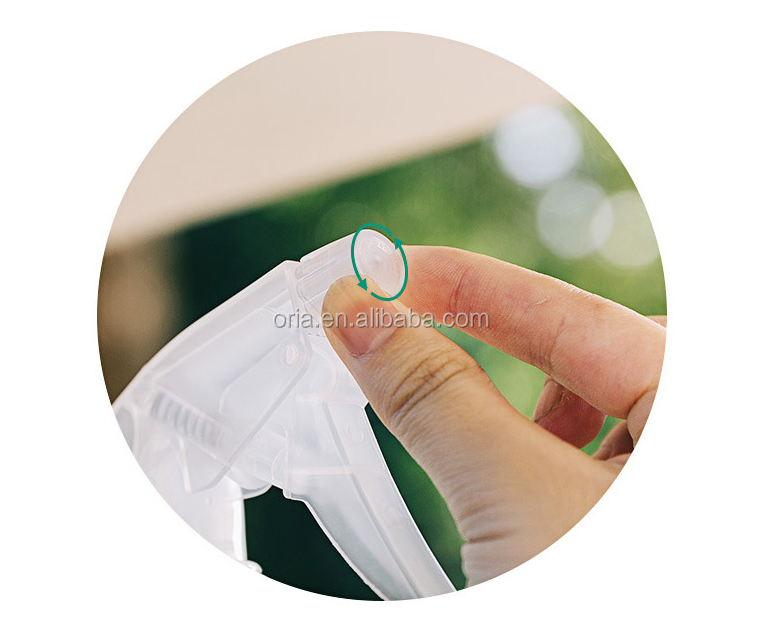 Clear Empty Spray Bottle PET Plastic Bottles with Super fine Mist Trigger Sprayer Leak-proof for Cleaning Products Garden