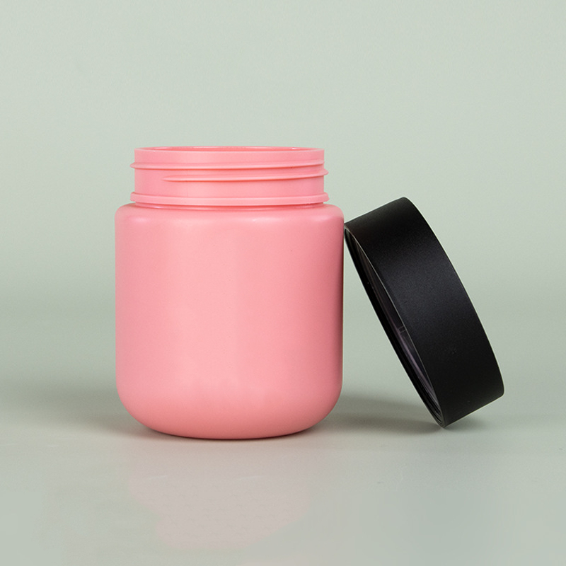 100ml 3.3 OZ Face Cream Jar Moisturizer Body Balm Jar With Child Safety Cap (CRC Cap) Tea Grass Leaf Food Storage Jars Container