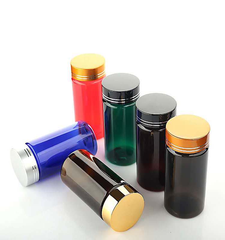 80ml PET Empty  Plastic PET Vitamin Capsules Health Care Medicine Bottle with Cap