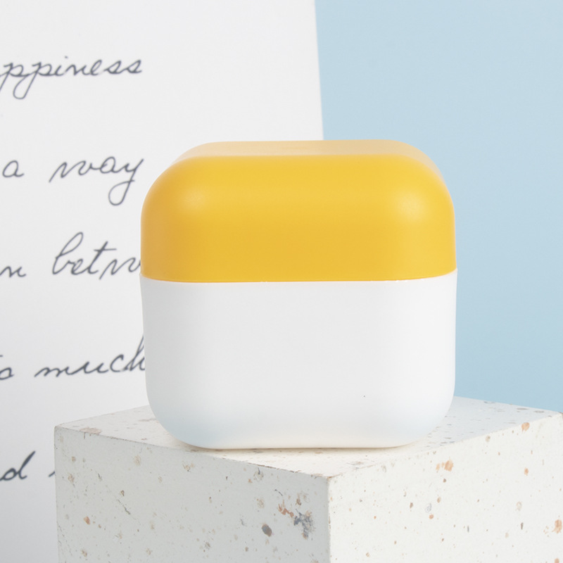 30g 50g New design square shape wide mouth cosmetic jar plastic eyes patch facial cream container cosmetics packaging