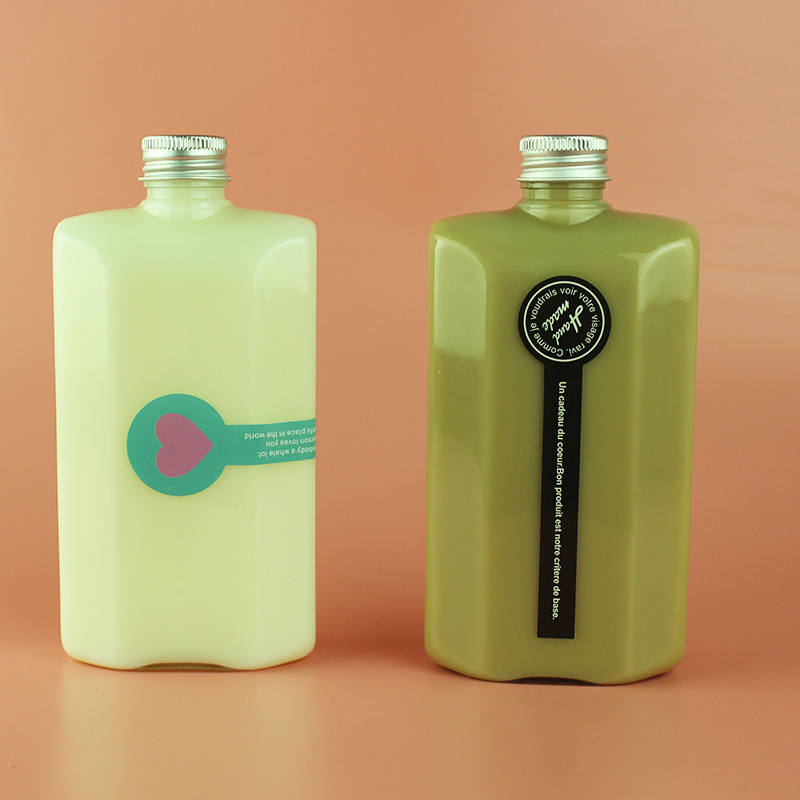 300ml 500ml 10oz/16oz pet plastic drinking container milktea plastic bottle juice plastic bottle