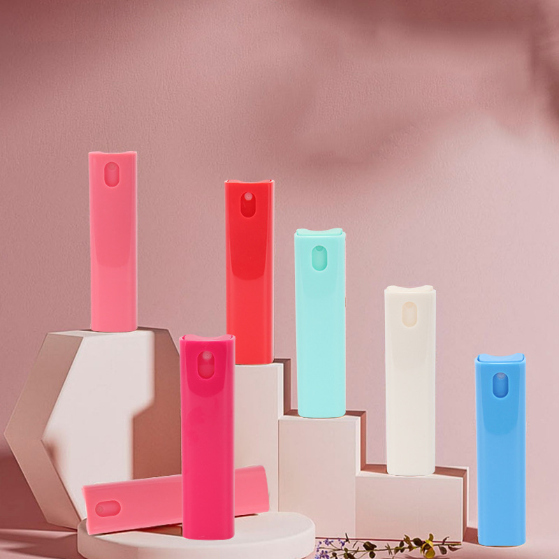 30ml 50ml Portable Luxury Square Perfume Spray Bottle Colorful Round Mist Vials Bottles Atomizer Tester Oil Packaging
