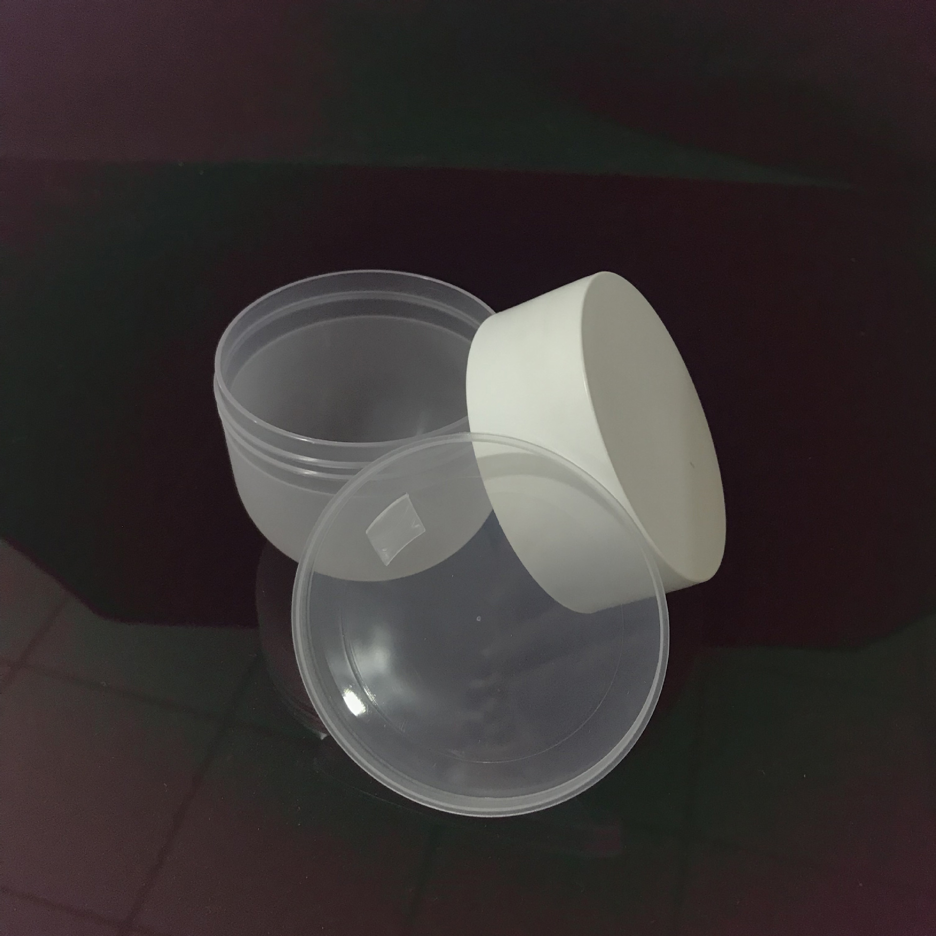 150ml/250ML/300ml  Empty plastic Wide-mouth Cosmetic Cream  Jars Wide-mouth Empty Container Hair butter Body Scrub