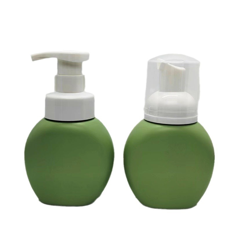 250ml luxury empty hand wash plastic bottles facial cleanser foam pump bottle cosmetic packaging bottle with foam pump