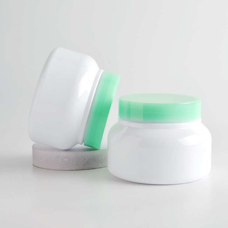 500ml 500g 250ml/250g 8oz PP Frosted Matte Black Jars with Lid for Skin Care Cosmetic Hair Cream Gel Wax Packaging Container